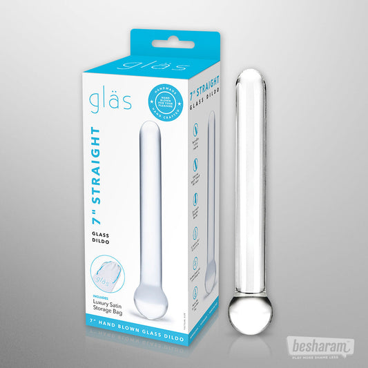 Glas 7" Straight Dildo