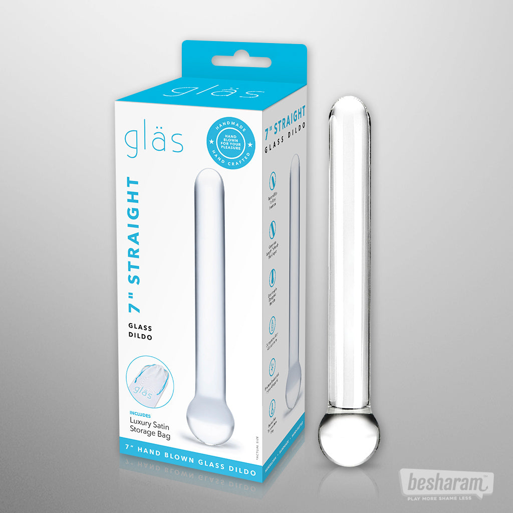 Glas 7" Straight Dildo