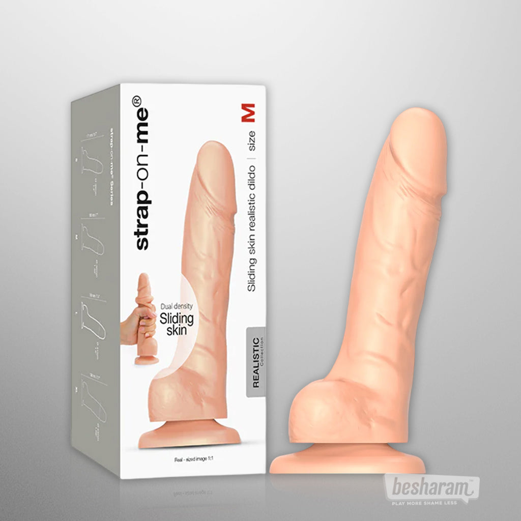 Strap-on-Me Sliding Skin Realistic Dildo